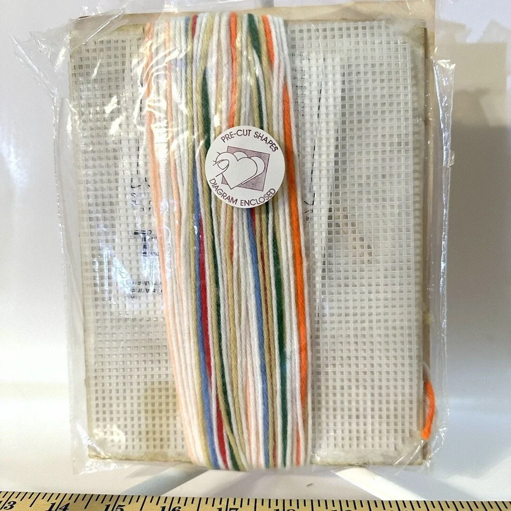 Vintage 82 Canvas Carousel Plastic Canvas Kit Angel Designed by Dick Martin #608